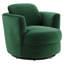 Fauteuil pivotant en velours Pirouette Performance-219657717