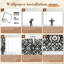Papier peint adhésif auto-adhésif moderne pour la chambre à coucher Peel and Stick L 100 po x l 144 po
