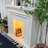 White Manufactured Wood Electric Fireplace