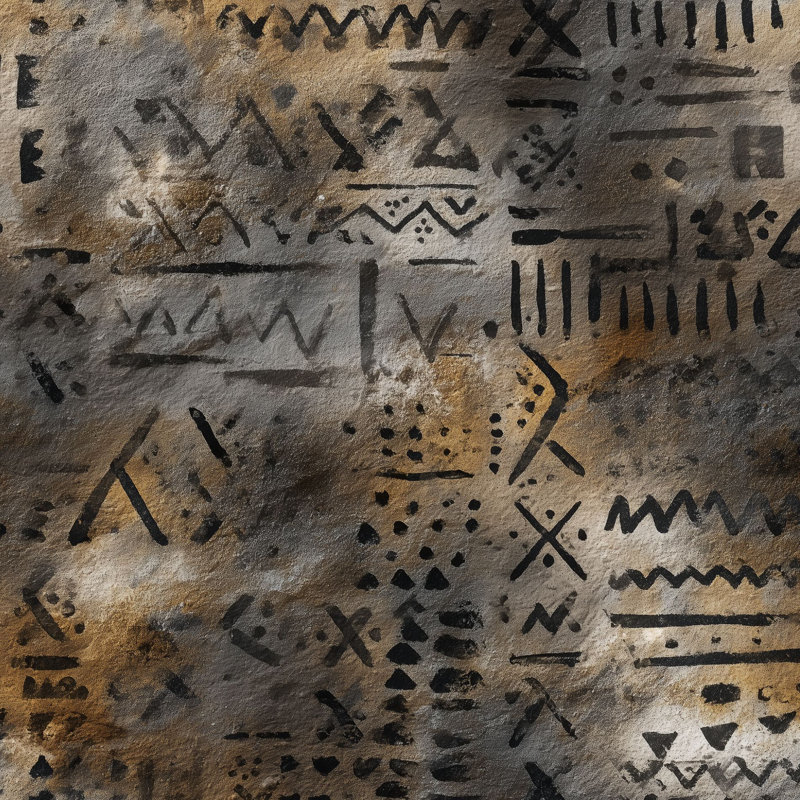 Rouleau de papier peint Tribal Mudcloth