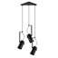 Luminaire suspendu cylindrique à 3 lumières Haseltine