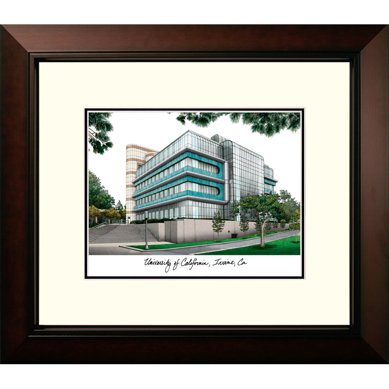 NCAA UC Irvine Anteaters Legacy Alumnus Lithograph Picture Frame