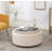 Savinien Upholstered Round Storage Ottoman-928429966