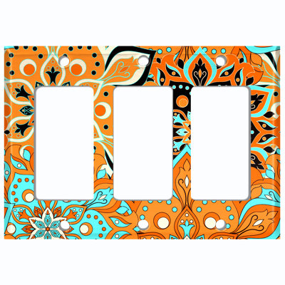 Patterned Rocker Standard Wall Plate