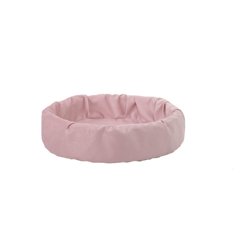Bolster Pet Bed, Pink