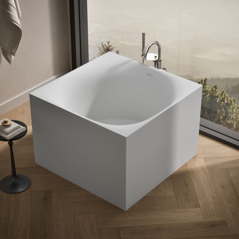 Stillness Soak 46 In. X 46 In. Freestanding Bath
