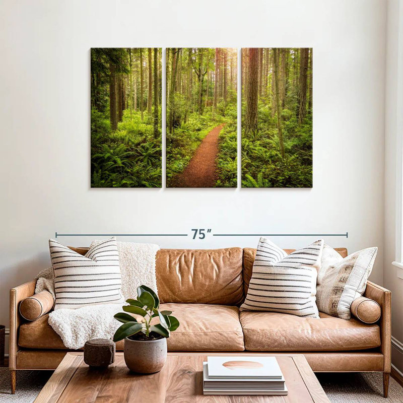 Alvord Washington Rainforest, H 36 po x l 57 po