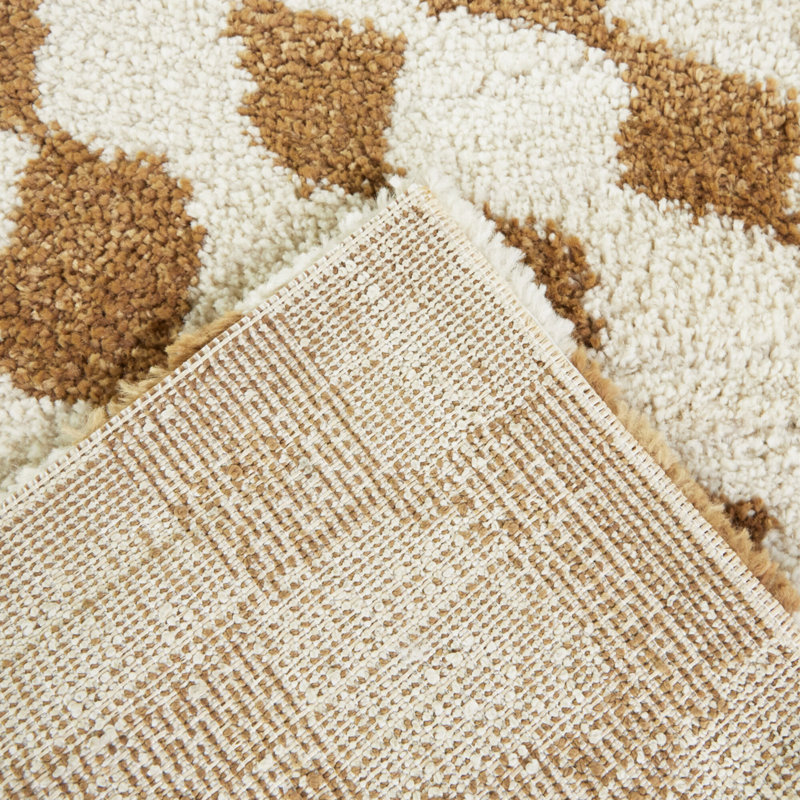 Tapis brun / beige Breau, Rectangle 7 pi 10 po x 10 pi