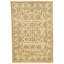 Hand Knotted Wool Area Rug in Camel And Cream
