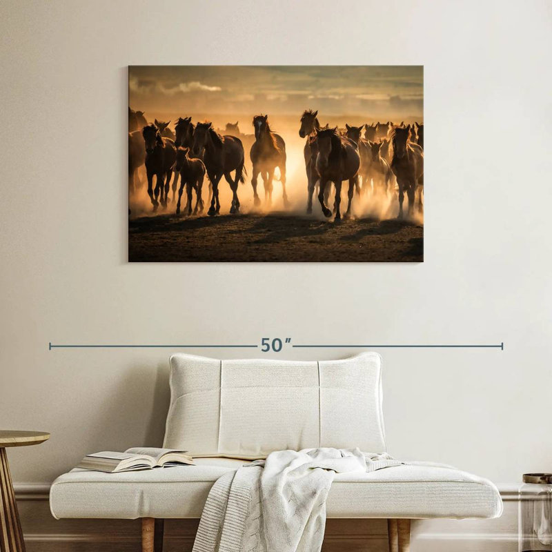 Chevaux de la Cappadoce Brampt, H 26 po x l 39 po