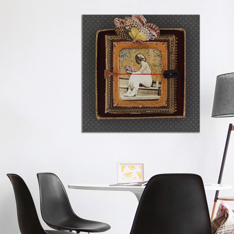 Coy Nellie by Susan Savory - Gallery-Wrapped Canvas Giclée on Canvas, 45.72 cm H x 45.72 cm W x 3.175 cm D, Wrapped Canvas