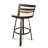 Xylia Swivel Upholstered Counter Stool with Metal Frame-1716830377