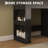 Makeup Vanity with Mirror and Stool, Lighted Vanity Table with Lighting Modes, Drawers, Power Outlet and Hairdryer Holder for Bedroom-1415888988