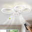 Ventilateur de plafond à DEL à 7 pales et à intensité variable 31,3 po avec télécommande Acea-1997629256
