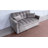 55" Velvet Upholstered Sleeper Sofa Convertible Couch with Reclining Backrest-98838369