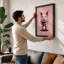 Happy Pig Cartoon - Framed Print-288618219-288618223