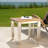 Mazhar Square Metal Outdoor Side Table , 20'' in. W 20'' in. D