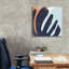  «Bright Wave 2» par Emma Scarvey, art mural sur toile, 26 po x 26 po