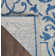 Tapis intérieur / extérieur gris / bleu Trofin