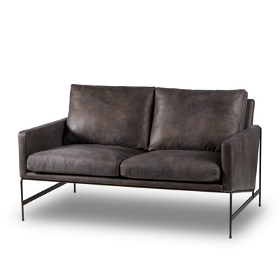 Thomas Bina Leather Loveseat