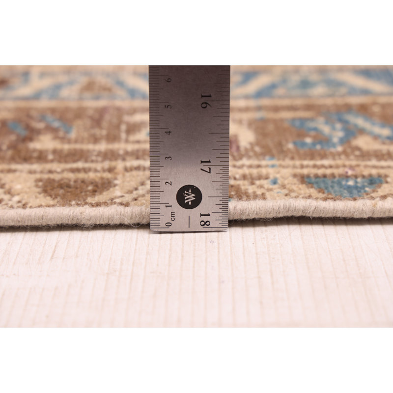 Tapis beige Antalya Vintage 3 pi 3 po x 10 pi 0 po