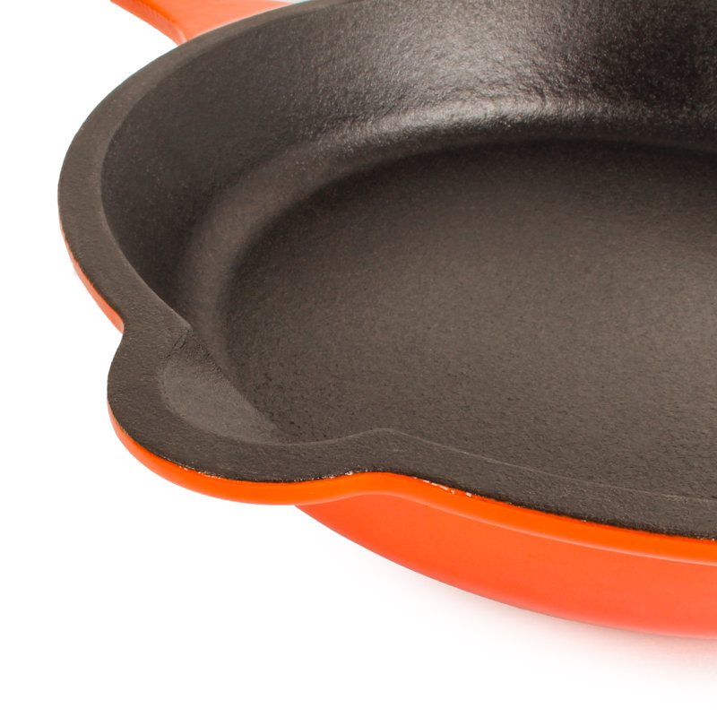 BergHOFF Neo 5-Piece Orange Cast Iron Cookware Set