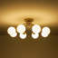 Plafonnier semi-encastré 8 lumières Spoutnik
