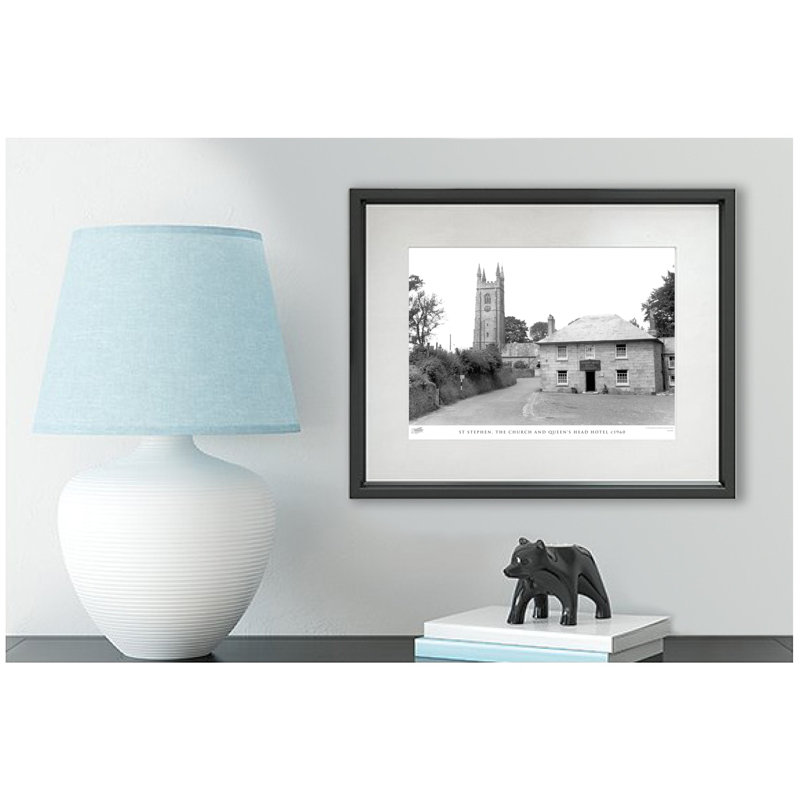 St Stephen, The Church And Queen's Head Hotel C1960 by Francis Frith - Single Picture Frame Print, 28cm H x 36cm W x 2.3cm D