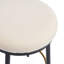 Ensemble de 2 tabourets de comptoir 24,75 po avec cadre en fer, coussin éponge et repose-pieds.-167209533-167209523