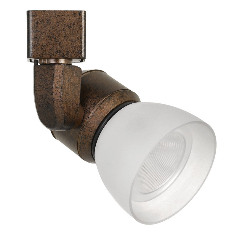 Cal Lighting Integrated LED Track Fixture Rust Finish 5.25" H 700 Lumen Dimmable Light