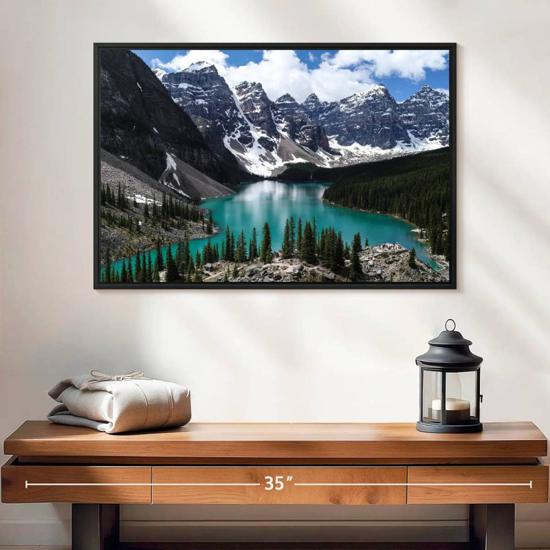 Paysage d'Alvord Lake Louise, H 17 po x l 25 po