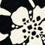 Tapis noir / blanc en laine touffeté à la main Colette-386885263