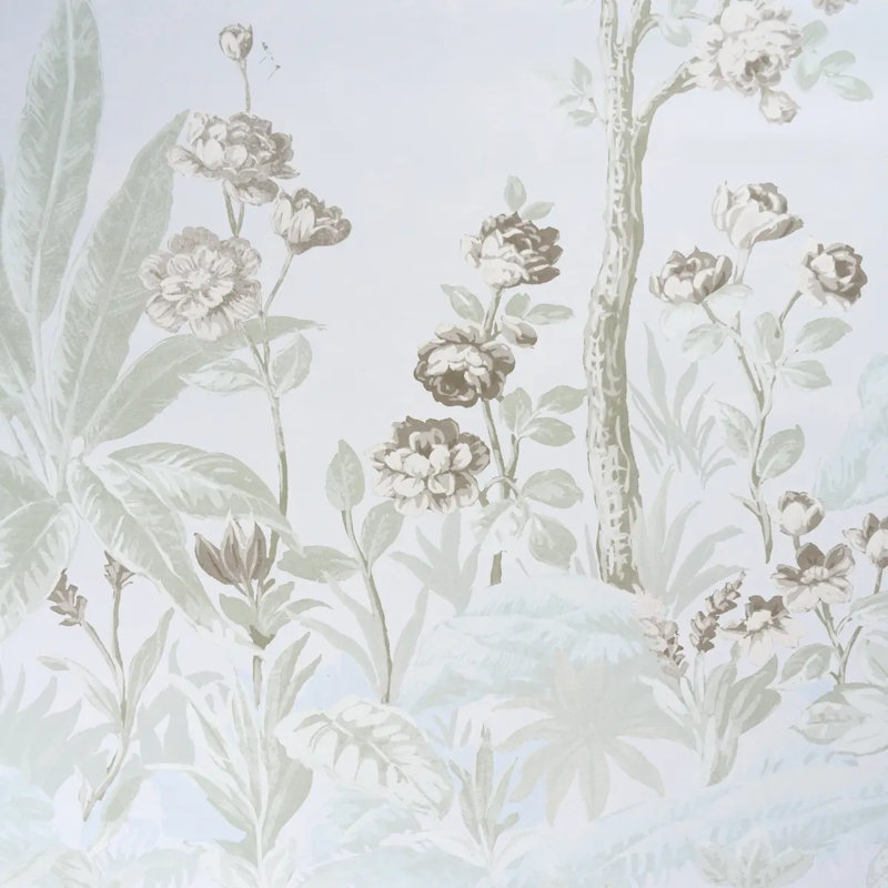 Charlotte's Garden Wallpaper, Blue