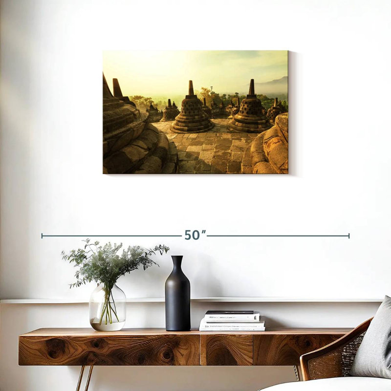 Adella Borobudur Buddhist Temple, 20" H x 30" W