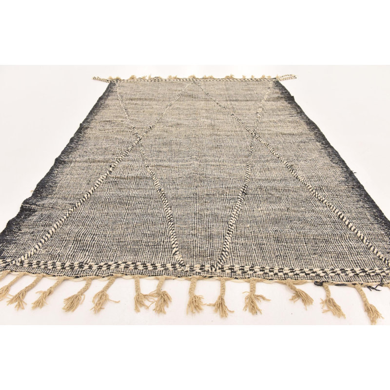 Mosser Black and White Rug