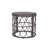 Patio Side Table with Round Rattan Top-946004129