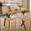 Dining Table with Steel Base-1171891864