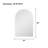 24"W X36''H Wall Mounted Bathroom Arch LED Mirror With PMMA Diffuser And Memory Function