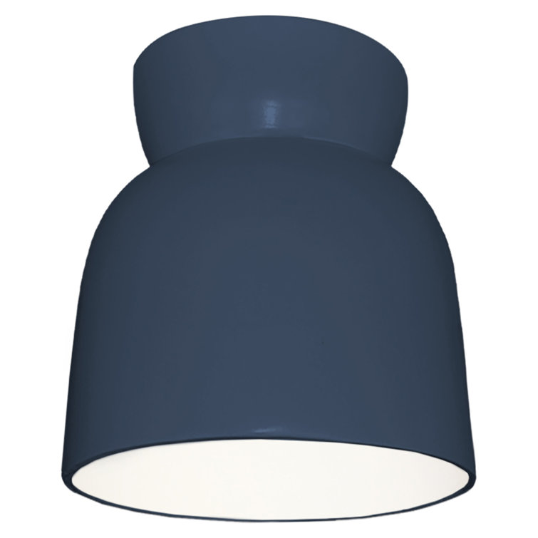 LED Ceramic Bell Outdoor Flush Mount