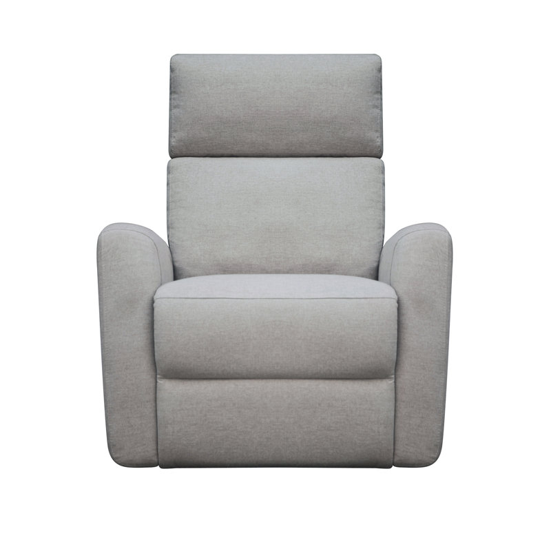 Upholstered Swivel Reclining Glider, Fog