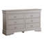 Commode, champagne argenté