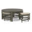 Raffles Rattan Cocktail Table with Benches-71441864-86525565