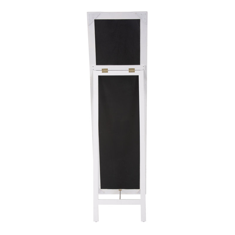 Miroir biseauté moderne et contemporain Reuben, Bleu marine