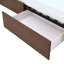 Lit plateforme tapissier avec rangement Cletus-114432851