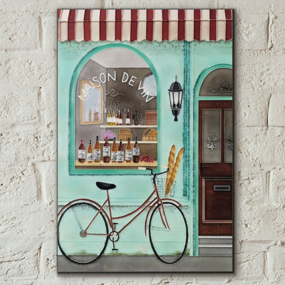 Wine Errand by M. Fabiano - Ceramic Art Tile
