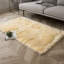 Tapis jaune à poils longs Haja-98175755