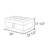 Repose-pied avec rangement en similicuir-1273695920