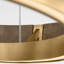 Sean Lavin Grace LED 24'' dimmable chandelier in natural brass and weathered oak wood finish