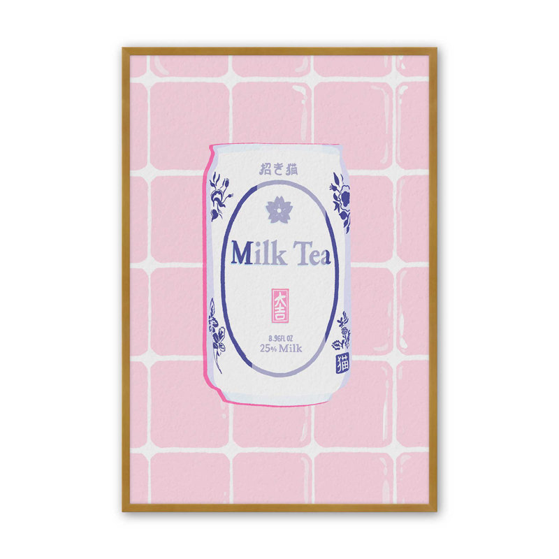 «Kitchen Snacks I» par BigBadMullet, reproduction d'art sur toile, Impression sur cadre ouvert sans papier mat, Doré
