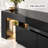 Manjesh  63'' Media Console, TV Stand for TV up to 70",Entertainment Center with LED Lights-633386167